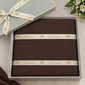 Premium Brown Wash & Wear Fabric – Al Kuwait Gift Box